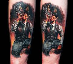Devil tattoos tattoo art artist woman 14 devil. Devil Tattoo By Veronika Raubtier Post 19215