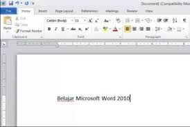 Belajar Ms Word Panduan Lengkap Ms Word Untuk Pemula