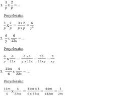 Check spelling or type a new query. Operasi Hitung Pecahan Aljabar Beserta Contoh Soal Lengkap Materi Untuk Belajar