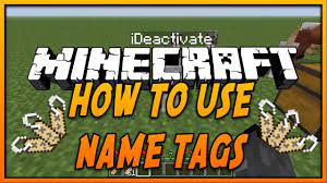 Tag command in minecraft xbox one edition. How To Use Name Tags In Minecraft Youtube