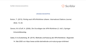 Ein gutes handout kann ihren vortrag unterstützend begleiten und als leitfaden für ihre zuhörer gelten. Literaturverzeichnis Laut Apa Richtlinien