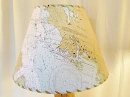 Map Lamp Shade San Francisco Bay Ocean Chart Lampshade