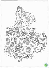 Photo of barbie coloring pages for fans of barbie movies 19453647. Barbie The Princess And The Popstar Coloring Page Princess Barbie Doll Drawing 691x960 Wallpaper Teahub Io