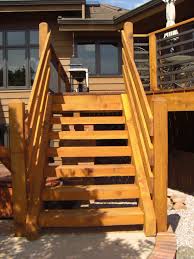 Building deck stairs are often the most challenging part of a diy deck project. Deck Stairs Decks By Schmillen
