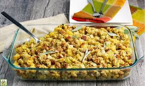 This cornbread and mushroom stuffing is a simple and classic thanksgiving side dish that everyone can agree on. Gluten Free Cornbread Stuffing Recipe This Mama Cooks On A Diet