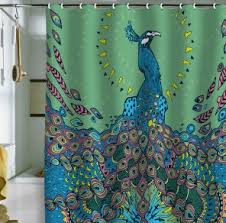 Allthingspeacock Com Peacock Shower Curtain Matches The Bedding Peacock Bathroom Decor Peacock Decor Peacock Bathroom