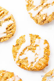 These sugar free oatmeal cookies turn out super soft, but not chewy like chocolate chip cookies or snickerdoodles. Sugar Free Keto Oatmeal Cookies Recipe 1 Net Carb Wholesome Yum