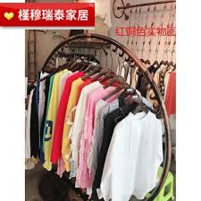 It's a more efficient use of dresser space! Wrought Iron Clothing Store Rack Shelf Semi Circular Frame Arc Floor Hanging Clothes Rack Hanger Display