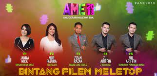 Berikut ini senarai penuh pencalonan akhir ame 2018: Senarai Penuh Pemenang Anugerah Meletop Era 2018 Ame2018