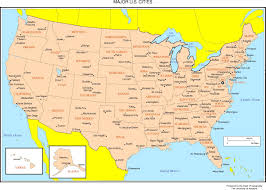 Ciekawe pinezki do map, solidne z drewna. Mapa Usa Ze Wskazaniem Miasta Mapa Usa Wyswietlajacy Duzych Miastach Ameryka Polnocna Ameryka Poludniowa