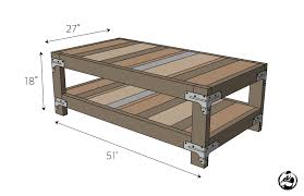 But, since the pricing for these is so high, that it mostly stays like a dream. Industrial Coffee Table Free Diy Plans Rogue Engineer