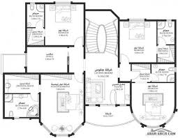 the villas project 5 rooms 506 square meters two floors housing مساقط الفيلا 5 غرف 506 متر مربع طابقين square house plans house plans mansion my house plans