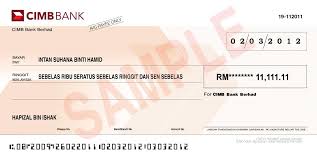 Cek nik ktp online secara resmi hanya dari web dukcapil. Contoh Cek Cimb 3 Glorios As Palavras