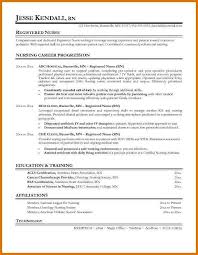 graduate nurse resume example. new