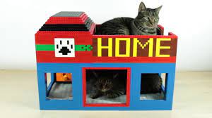 Lego Cat House W Cat Snack Maker Youtube Cat Snacks Cat House Cat Mansion