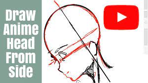 How to draw anime boy. How To Draw Anime Head In Profile Side View Youtube