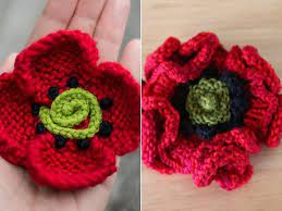Today (november 1st) is knitting pattern central's 8th birthday. Knitted Poppy Flower Ideas Free Patterns
