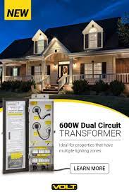 Volt 600w 2 X 300w Dual Circuit Transformer Malibu Landscape Lighting Malibu Outdoor Lighting Landscape Lighting