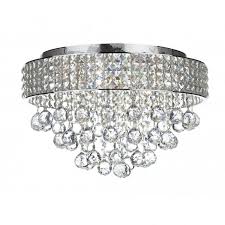 Check spelling or type a new query. Modern 5lt Chrome Crystal Glass Flush Ceiling Light