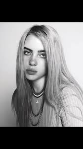 Black And White Billie Eilish Picture Pin By Olivia Bennett On Grid Drawing Billie Eilish Billie Portrait