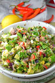 Spicy Tuna Avocado Salad Tasty Food For Busy Mums Quick Easy Recipe Avocado Tuna Salad Spicy Tuna Tuna Avocado
