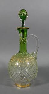 Moser Karlsbad Austrian Signed Art Glass Decanter Jan 14 2017 Blackwell Auctions In Fl Glass Art Sign Art Glass Decanter