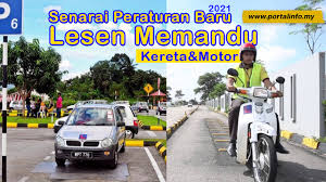 Harga Pakej Peraturan Lesen Kereta Motor 2021 Portal Info