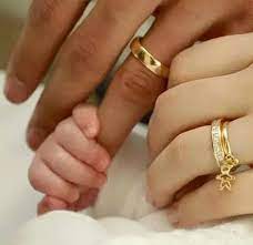 Family Baby And Couple Image Gold Rings Rings Engagement Rings