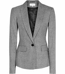 Black And White Blazer Womens Reiss Hampstead Jacket Single Breasted Blazer Black White 0 Blazer Jackets For Women Blazer Fashion Black And White Jacket