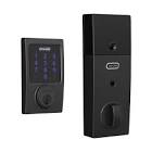 Connect Century Touchscreen Deadbolt with Built-In Alarm, Matte Black, BE469 CEN 622 Schlage