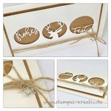 Weihnachtskarte Frohes Fest Dreierlei Weihnachtskarten Weihnachten Karten Diy Karten Weihnachten
