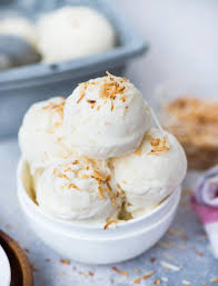 400g of condensed milk, sweetened, 1000ml of whole milk, 200ml of whipping cream, 12 egg yolks, 200g of caster sugar. Coconut Ice Cream No Churn No Ice Cream Maker