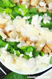 Lay the chicken on the griddle, on the side that had the skin on. Classic Caesar Salad Recipe Video Sweet And Savory Meals