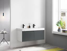 Dark Gray With Thick Quartz Wall Mount