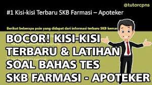Kumpulan latihan soal tes cpns tahun 2021 dan pembahasannya. Contoh Soal Cpns 2018 Bocor Kisi Kisi Terbaru Latihan Soal Bahas Tes Skb Cpns Bidang Farmasi Apoteker Icpns