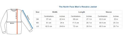 good north face osito jacket size chart 2631a a6a28