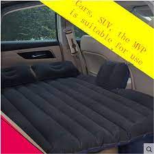 2016 preto suv universal viagem de carro colchao inflavel cama inflavel cama carro para banco traseiro almofada reuni inflatable mattress car bed pumping car