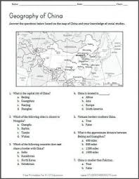 Asia Worksheets Grade 7 In 2020 Geography Worksheets World Geography Social Studies Worksheets