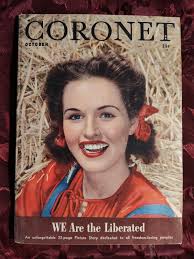 CORONET October 1945 Oct 45 BETTE DAVIS CHESTER N. NIMITZ WWII LIBERATED