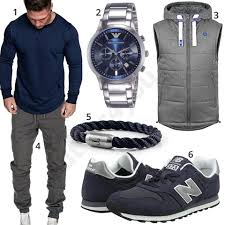 Blau Grauer Herren Style Mit Cargo Hose Und Weste Outfits4you De Mens Fashion Casual Outfits Mens Fashion Trends Mens Fashion