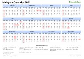 Malaysia public holidays are categorized into two malaysia day is the most celebrated national holiday. 2021 Holiday Calendar Landscape Orientation Free Printable Templates Free Download Distancelatlong Com