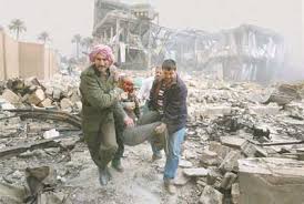 Image result for bombing of baghdad image