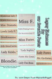 Legacy Nicknames For Our Favorite Foster Lost City City Quotes The Best Series Ever