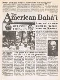 The American Bahá'í/Volume 18/Issue 8/Text