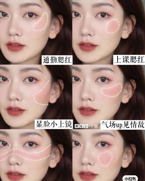Hướng dẫn c&aacute;ch đ&aacute;nh m&aacute; hồng cho từng d&aacute;ng mặt