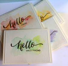Many artists who sell their watercolor paintings only sell their originals. Handmade Card Sets Cards Cards Handmade Simple Cards