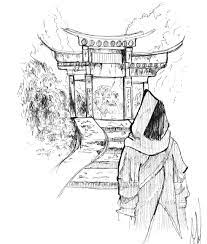 Dessiner une héroïne de final fantasy ou un des grands méchants de city hunter n'est pas un dessin facile, mais il faut bien commencer quelque part, alors commençons par un visage. Temple Japonais Dessin Noir Et Blanc Temple Japonais Dessin Au Feutre