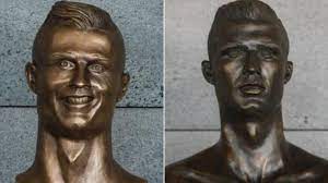 The sculptor behind a bronze bust of footballer cristiano ronaldo that was ridiculed on social media emanuel santos's original statue sparked a wave of memes questioning its resemblance to the player. Cristiano Ronaldo Madeira Statue