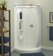 Confused with which you need to go during your bathroom remodeling. Corner Shower With Curtain Corner Shower Stalls Corner Shower Shower Enclosure