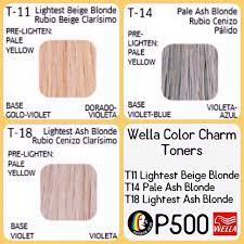 Wella Blonde Toner Wella Color Charm Wella Color Charm Toner Light Blonde Hair